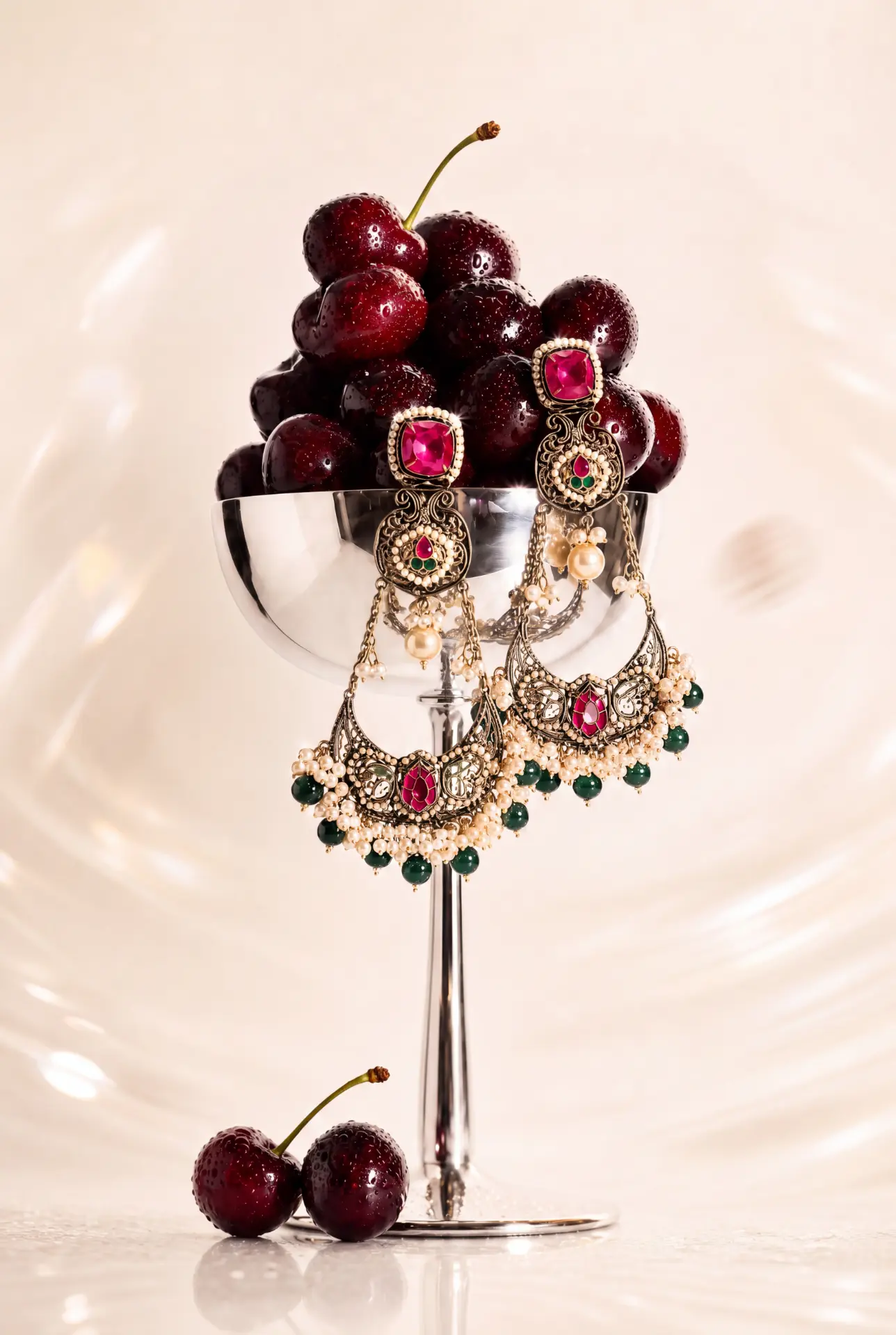 Statement earrings by Pardesia